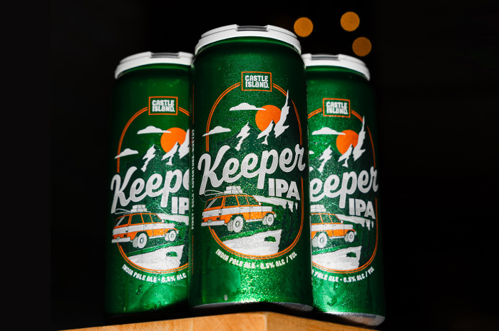 Brewery aluminum cans